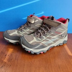 Merrell Moab FST Mid Waterproof Hiking Shoe Kids